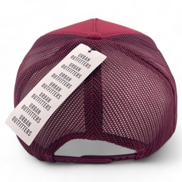 '47 Brand UO New York Yankees Maroon Trucker Snapback Baseball Rope Hat Cap - Picture 3 of 4